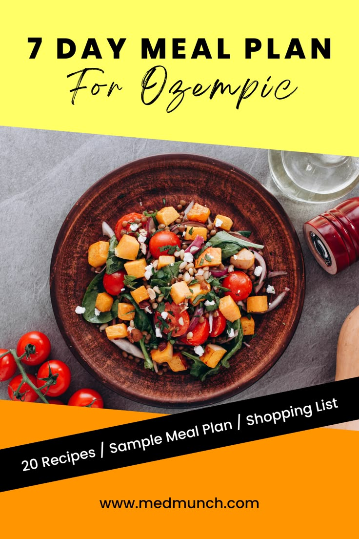 Ozempic Diet Menu Example