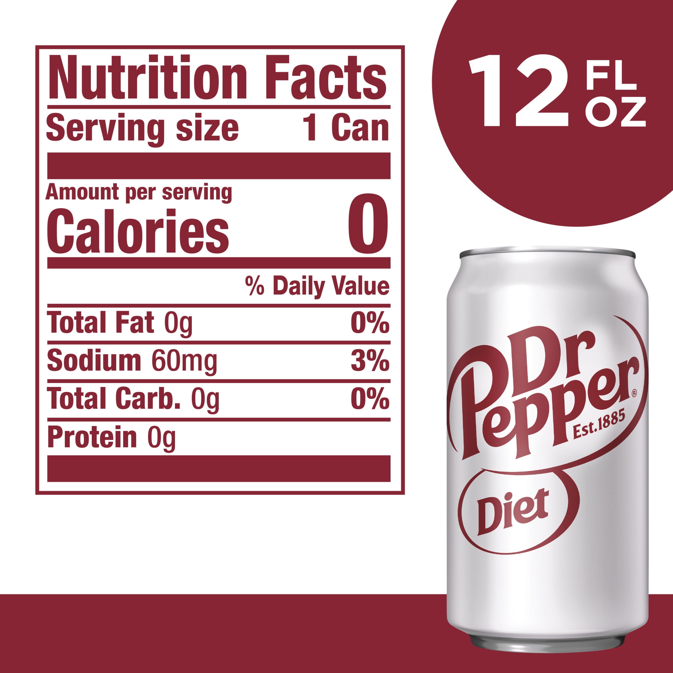 Diet Dr Pepper Nutrition Facts